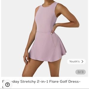 Halara lavender golf dress